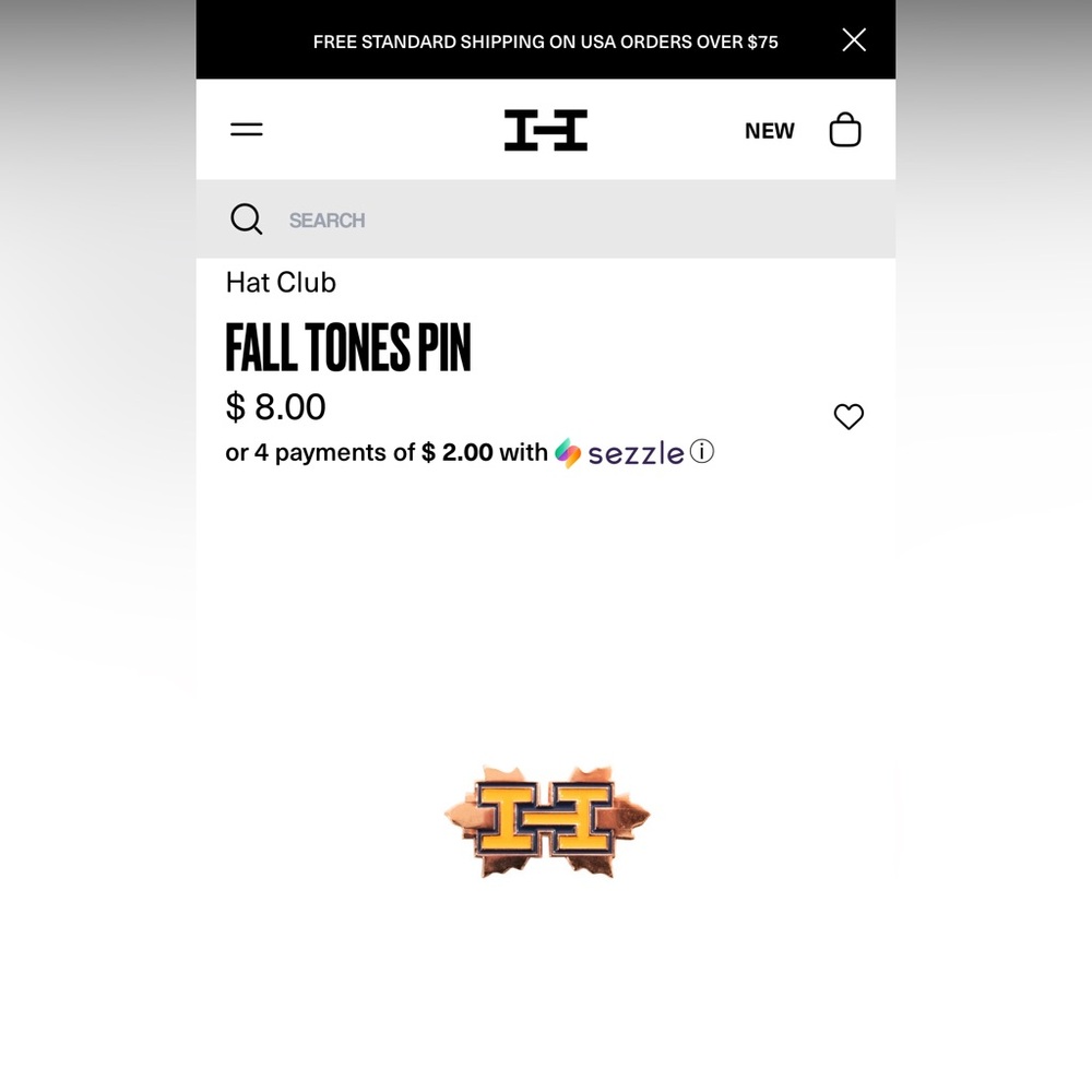 Hat Club Exclusive - Fall Tone Hat Pin